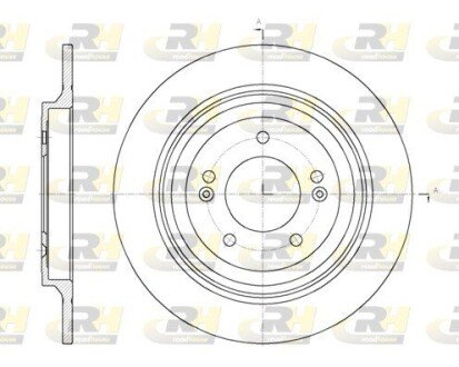 Гальмівний диск RH ROADHOUSE 61780.00