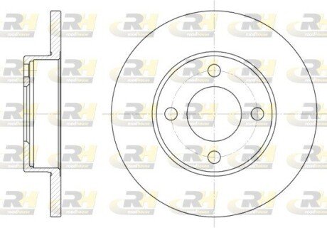 Гальмівний диск RH ROADHOUSE 6181.00