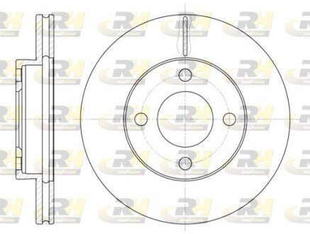 Гальмівний диск RH ROADHOUSE 6185.10