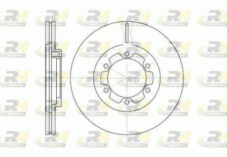 Гальмівний диск RH ROADHOUSE 6188.10