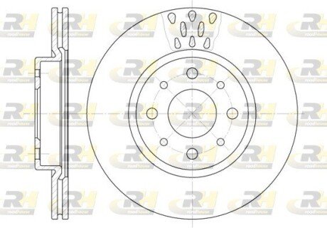 Гальмівний диск RH ROADHOUSE 6189.10