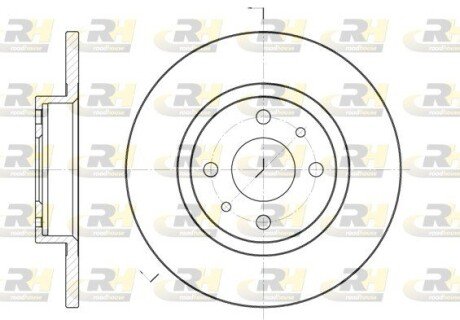 Гальмівний диск RH ROADHOUSE 6191.00 (фото 1)