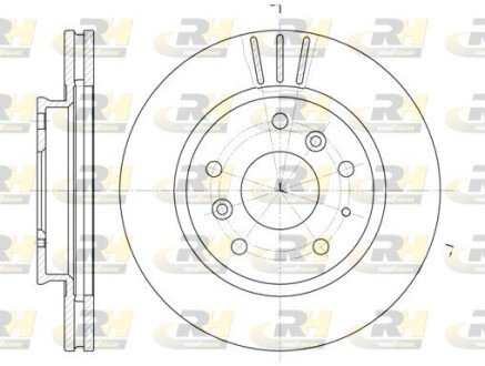 Гальмівний диск RH ROADHOUSE 6237.10