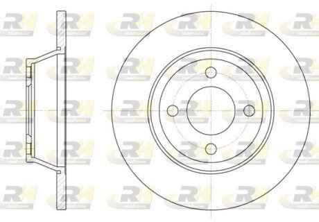Гальмівний диск RH ROADHOUSE 6287.00