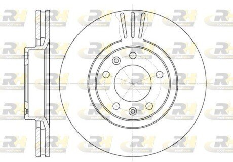 Гальмівний диск RH ROADHOUSE 6307.10