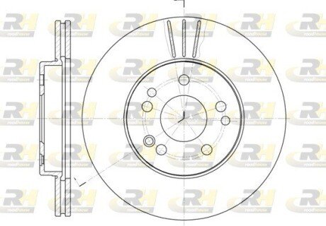 Гальмівний диск RH ROADHOUSE 6314.10