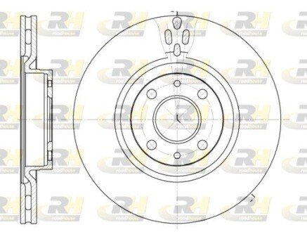 Гальмівний диск RH ROADHOUSE 6316.11