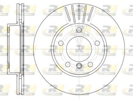 Гальмівний диск RH ROADHOUSE 6324.10