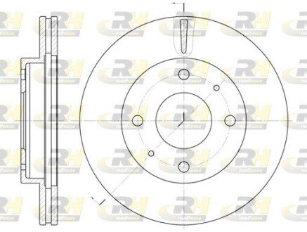 Гальмівний диск RH ROADHOUSE 6376.10