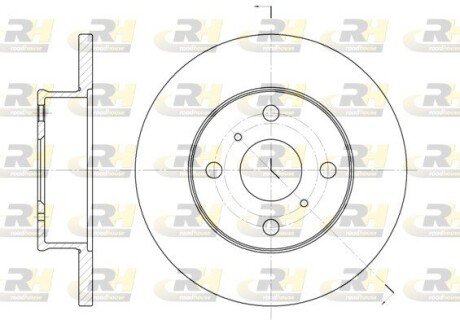 Гальмівний диск RH ROADHOUSE 6401.00