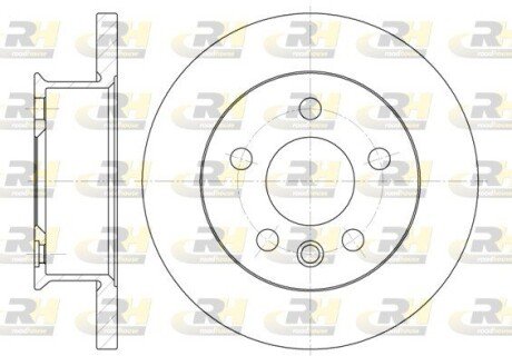 Гальмівний диск RH ROADHOUSE 6414.00