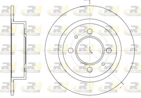 Гальмівний диск RH ROADHOUSE 6424.00