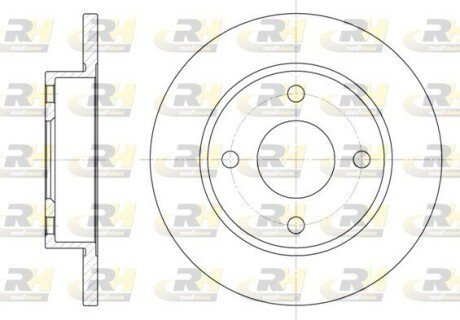 Гальмівний диск RH ROADHOUSE 6427.00