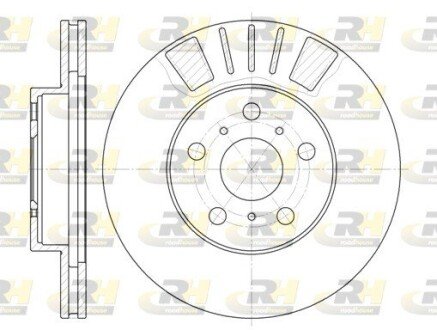 Гальмівний диск RH ROADHOUSE 6445.10