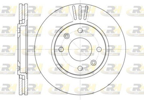 Гальмівний диск RH ROADHOUSE 6449.10