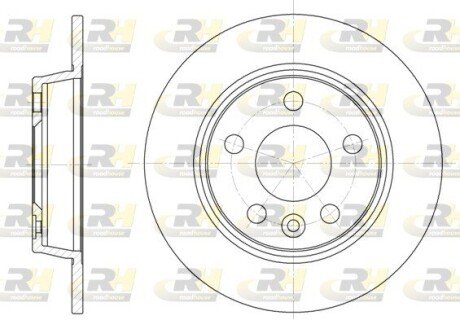 Гальмівний диск RH ROADHOUSE 6453.00 (фото 1)