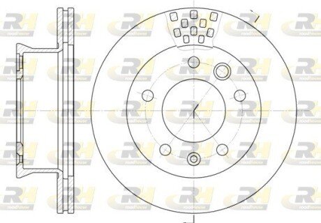 Гальмівний диск RH ROADHOUSE 6461.10