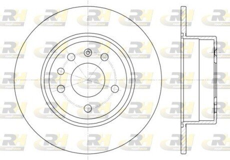 Гальмівний диск RH 6487.00 ROADHOUSE 648700