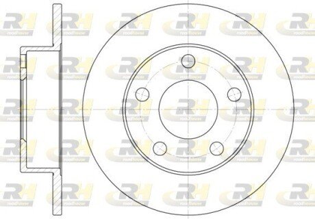 Гальмівний диск RH ROADHOUSE 6513.00 (фото 1)