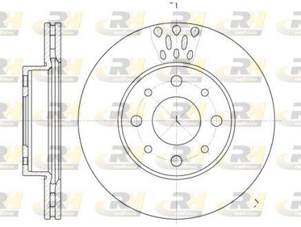 Гальмівний диск RH ROADHOUSE 6517.10