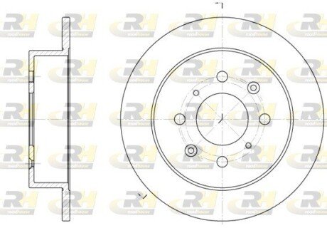 Гальмівний диск RH ROADHOUSE 6521.00