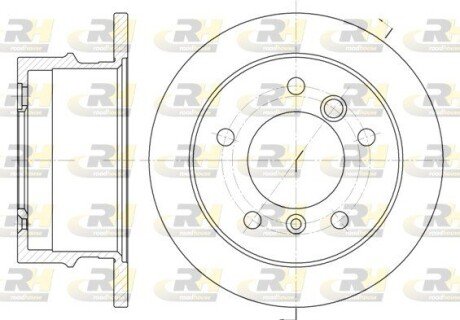 Гальмівний диск RH ROADHOUSE 6565.00