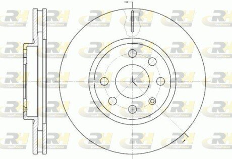 Гальмівний диск RH ROADHOUSE 6611.10