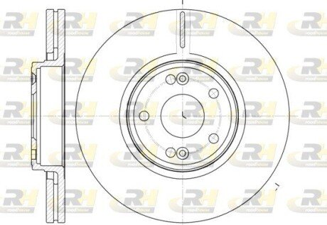 Гальмівний диск RH ROADHOUSE 6612.10