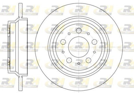 Гальмівний диск RH ROADHOUSE 6620.00 (фото 1)
