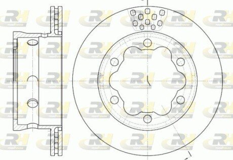 Гальмівний диск RH ROADHOUSE 6623.10