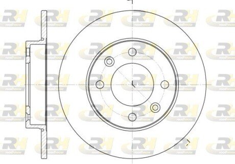 Гальмівний диск RH ROADHOUSE 6630.00