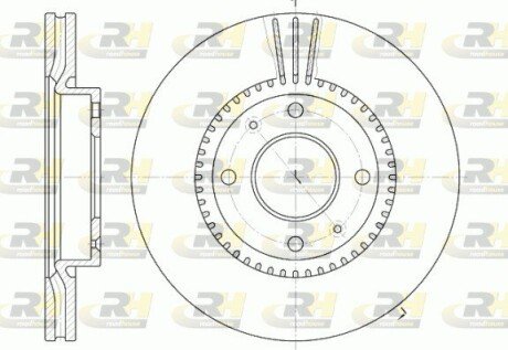 Гальмівний диск RH ROADHOUSE 6668.10