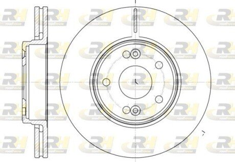 Гальмівний диск RH ROADHOUSE 6697.10
