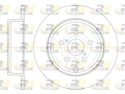 Гальмівний диск RH ROADHOUSE 6700.00 (фото 1)
