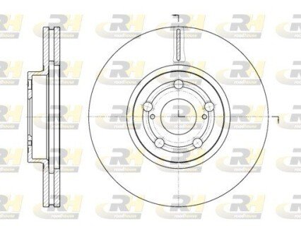 Гальмівний диск RH 6701.10 ROADHOUSE 670110