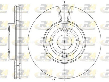Гальмівний диск RH ROADHOUSE 6703.10