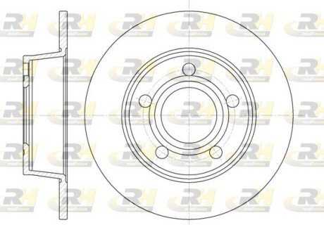 Гальмівний диск RH ROADHOUSE 6724.00