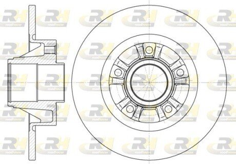 Гальмівний диск RH ROADHOUSE 6733.00