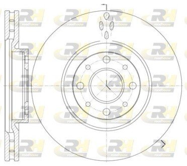 Гальмівний диск RH ROADHOUSE 6734.10