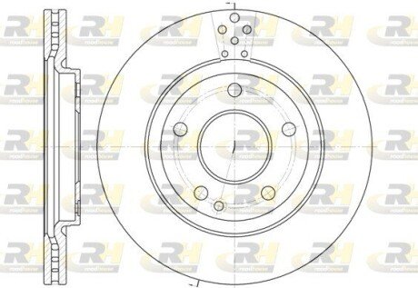 Гальмівний диск RH ROADHOUSE 6748.10