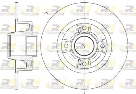 Гальмівний диск RH ROADHOUSE 6750.00 (фото 1)