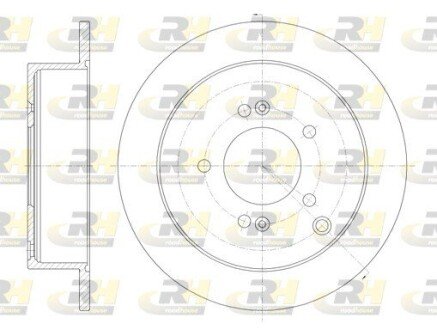 Гальмівний диск RH ROADHOUSE 6756.00 (фото 1)