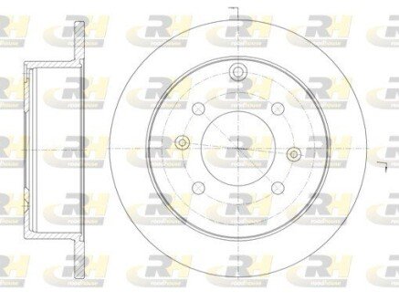 Гальмівний диск RH ROADHOUSE 6757.00