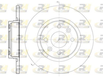 Гальмівний диск RH ROADHOUSE 6809.00