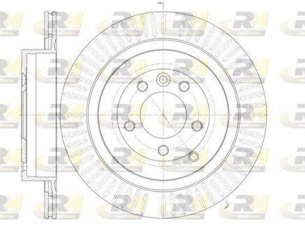 Гальмівний диск RH ROADHOUSE 6849.10