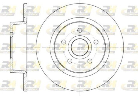 Гальмівний диск RH ROADHOUSE 6863.00 (фото 1)