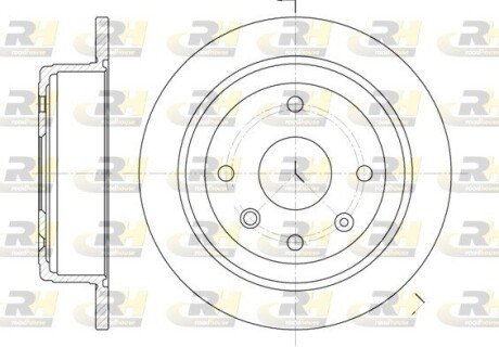 Гальмівний диск RH ROADHOUSE 6876.00