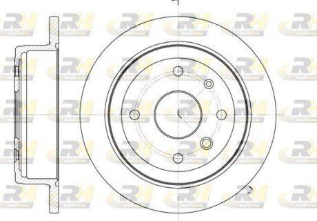 Гальмівний диск RH ROADHOUSE 6877.00