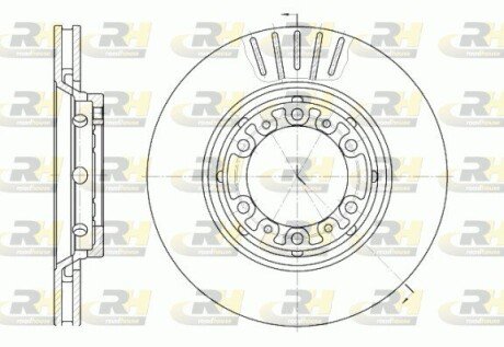 Гальмівний диск RH ROADHOUSE 6883.10