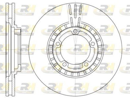 Гальмівний диск RH ROADHOUSE 6884.10